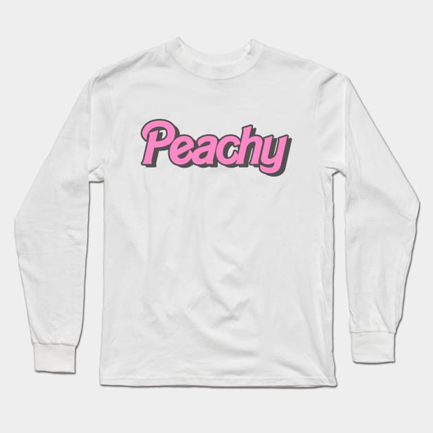 Peachy Long Sleeve T-Shirt by queenofhearts